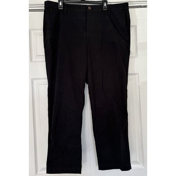 J.Crew  Womens High Rise Girlfriend Chino Black Size 18 - Picture 4 of 12